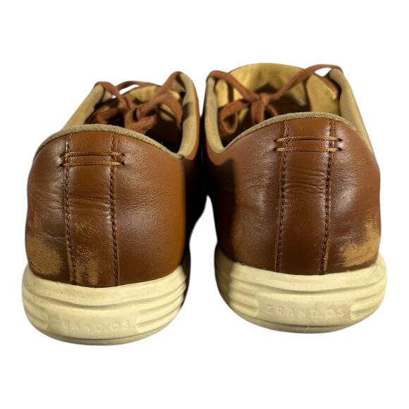 Cole Haan Grand Crosscourt II Leather Sneakers Brown Men’s Size 11M Grand.OS - Picture 5 of 9